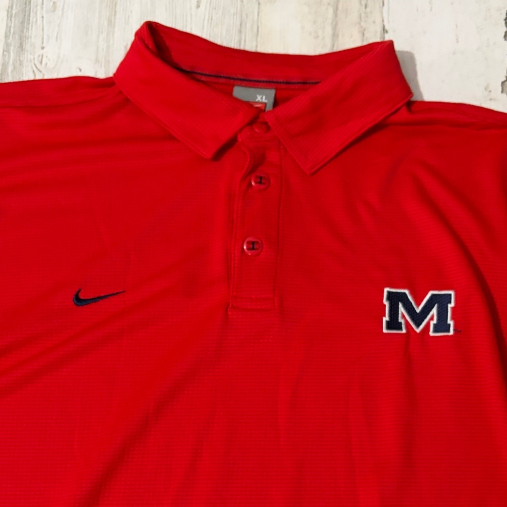 Nike Ole Miss Fit Dry Polo Size XL - Picture 3 of 12